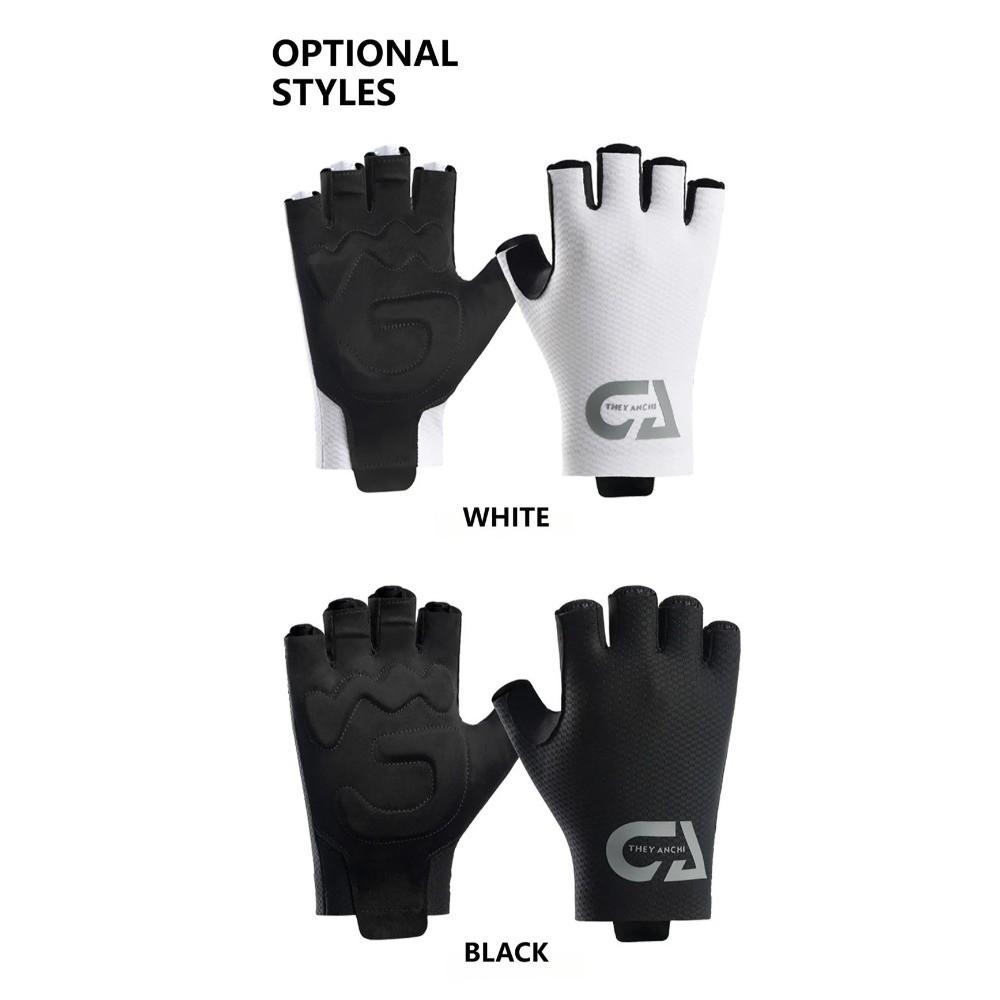 Short Bike Gloves Half Finger Sport Gloves Outdoors Fishing Gloves  Men Women