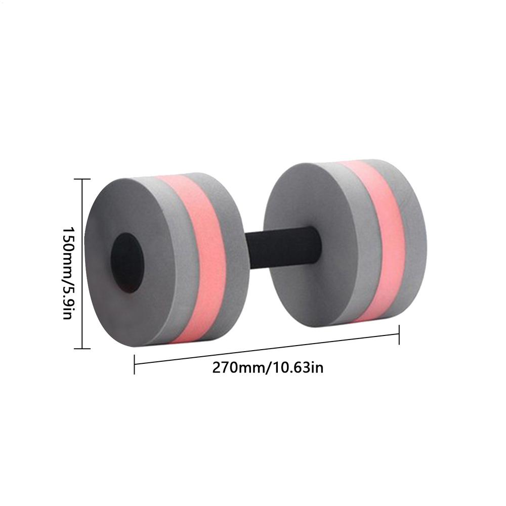 1PC vodní činky EVA automatické plovoucí pěnové činky Aerobní cvičení Muži Ženy Bazén Odpor Fitness nástroje