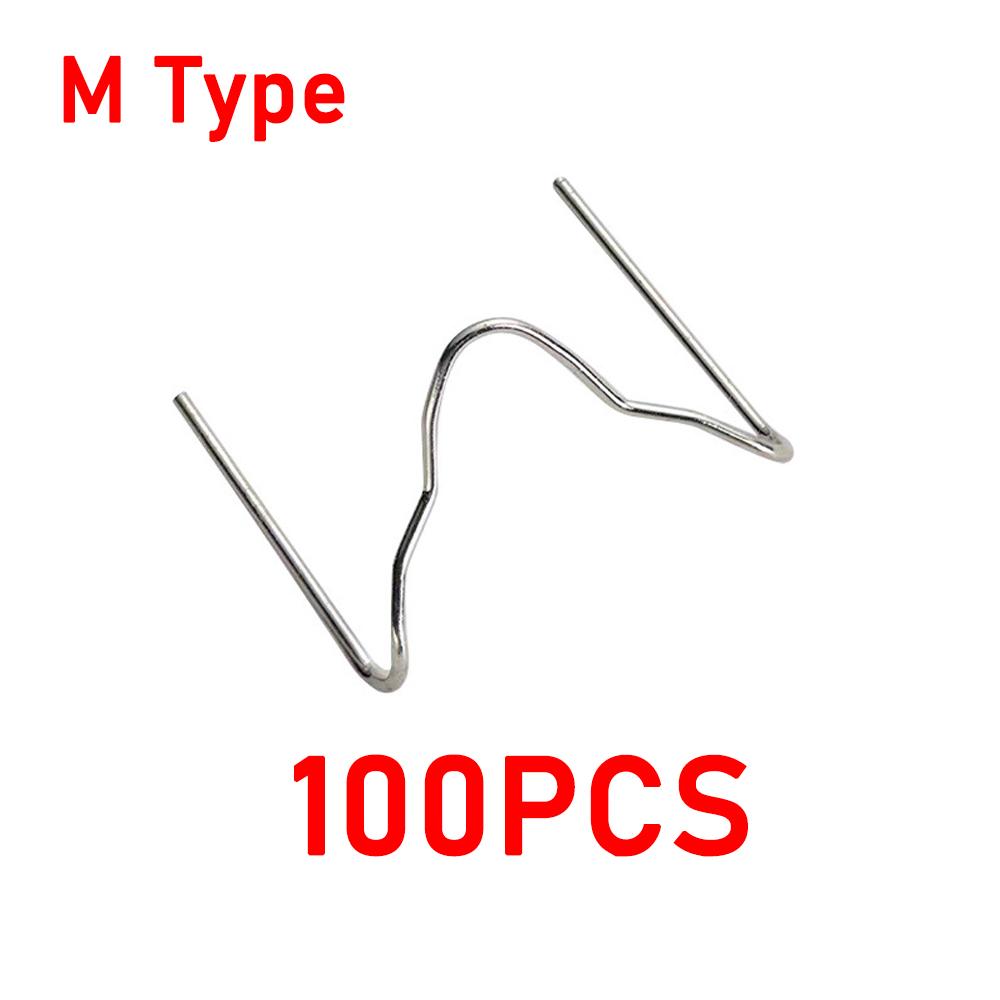 

Пластиковые сварочные скобы 1000/500/200/100 шт. 4 типа 0,8 мм сварочные гвозди набор для ремонта пластиковых сварочных аппаратов