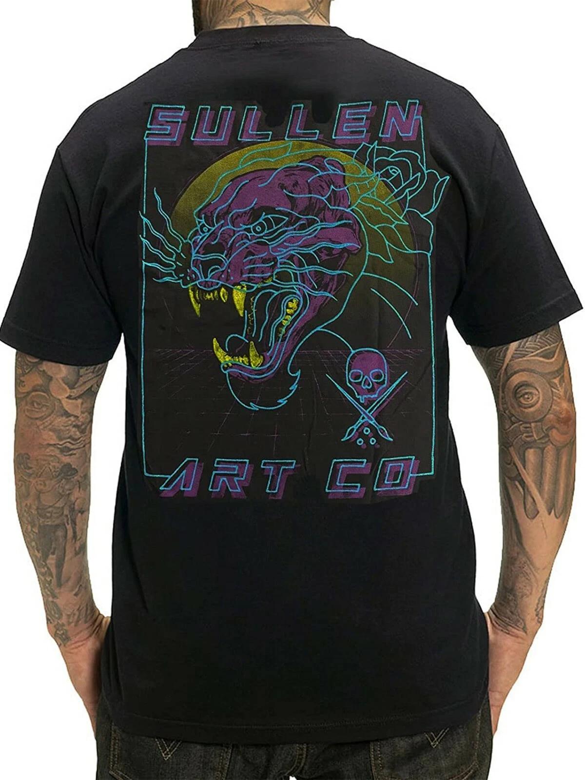 

Sullen Men s Future Night Shade Short Sleeve Premium T-shirt Tattoo Style Tee 3XL