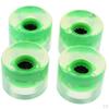 4 Pack PU Flashing Wheels 70mm 78a Replacement for Longboard Skateboard