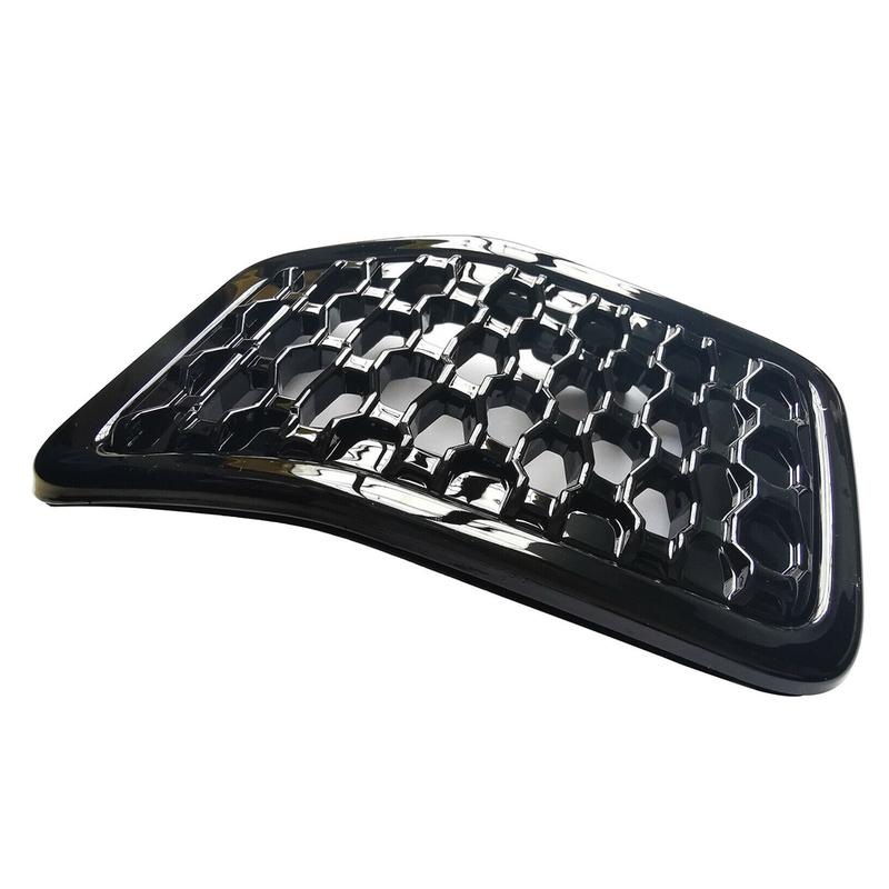 

7Pcs Gloss Black Front Mesh Grille ert Cover Trim Fit for Jeep Cherokee 6AZ88DX8AB 6FM74SZ0AB 68323773AB