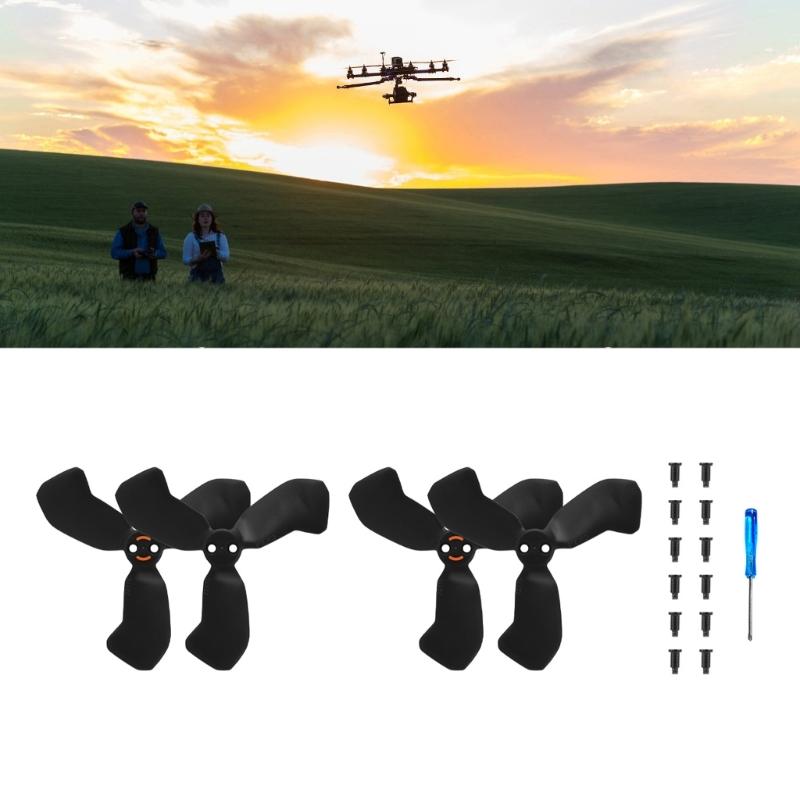 High Strength ABS Drones Propellers Aerodynamically Optimized Replacement Wing Simple Installs Designs for Drones
