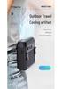 Y1L Waist & Handheld USB Portable Fan: Strong Wind Cooling for Outdoor, Food Delivery, Construction