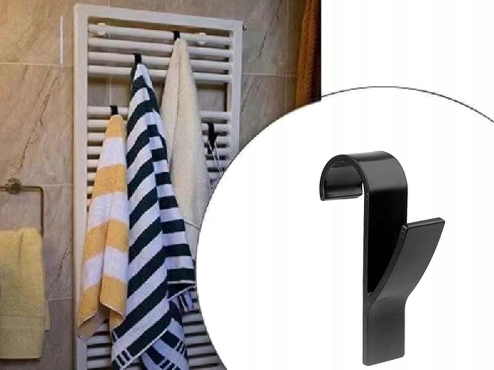Black Radiator Hook 2 pcs (360)
