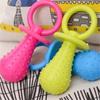 Small Pet Chew Toy Soft Small Rubber Pacifiers Training Dog Toys Molar Tooth Cleaning Toy for Puppy Dog