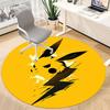 1pcPikachu Electric Office Round Area Rug, Indoor Mat Suitable For Office, Bedroom Living Room Home Decor, Room Deco,  Offic A0928147