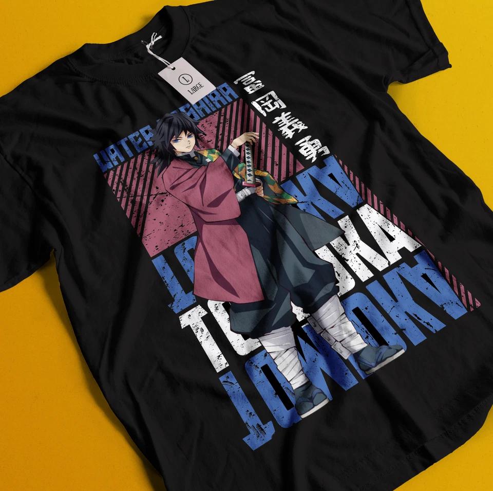 Demon Slayer Shirt Obanai Iguro Tshirt Zenitsu T-Shirt Muzan Tanjiro Doma Tee