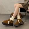 Women's thick-soled winter lightweight warm cold padded snow boots non-slip wear-resistant casual sneakers cotton boots