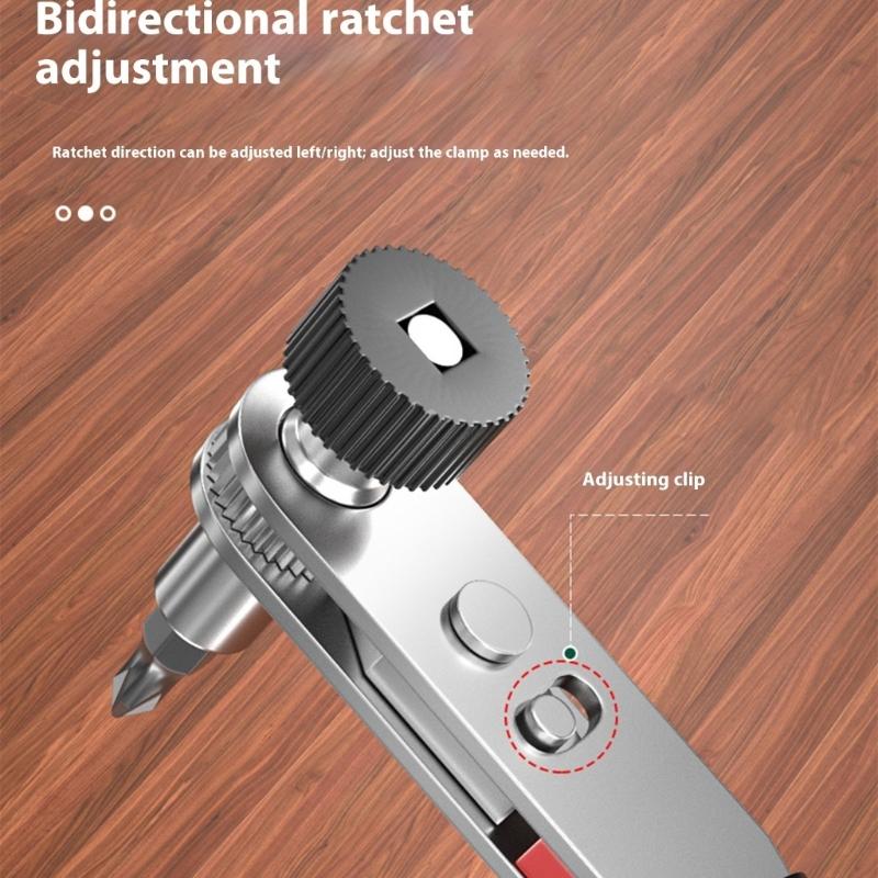 Double Direction Ratcheting Socket Spanner Tool Kit Ergonomic Grip Compact Design Fit For Tight Space Maintenance Tasks