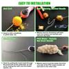 Baiting Rig Needle Stringer for Baits Hole Portable Fishing Splicing Needle Baits Boilie Drill Stringer Hook Needle