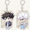 Anime Jujutsu Kaisen Keychain Gojo Satoru Fushiguro Megumi Kawaii Keychains Pendant Anime Peripheral Gift