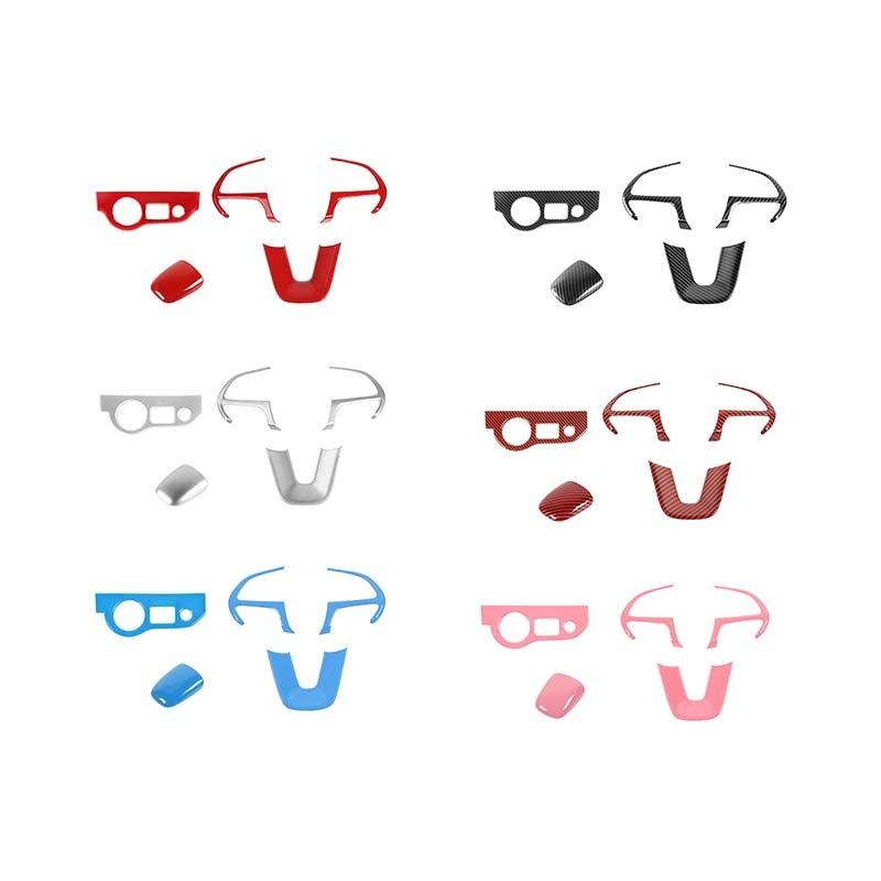 Interiorul mașinii Volan Comutator faruri maneta de viteze Trim Capac decorativ pentru Dodge Charger/Challenger 2015 Up Accesorii interior auto