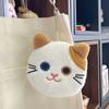 Bag Pendant Cat Plush Coin Purse Korean Style Cartoon Change Pouch Creative Mini Cat Handbag  Daily