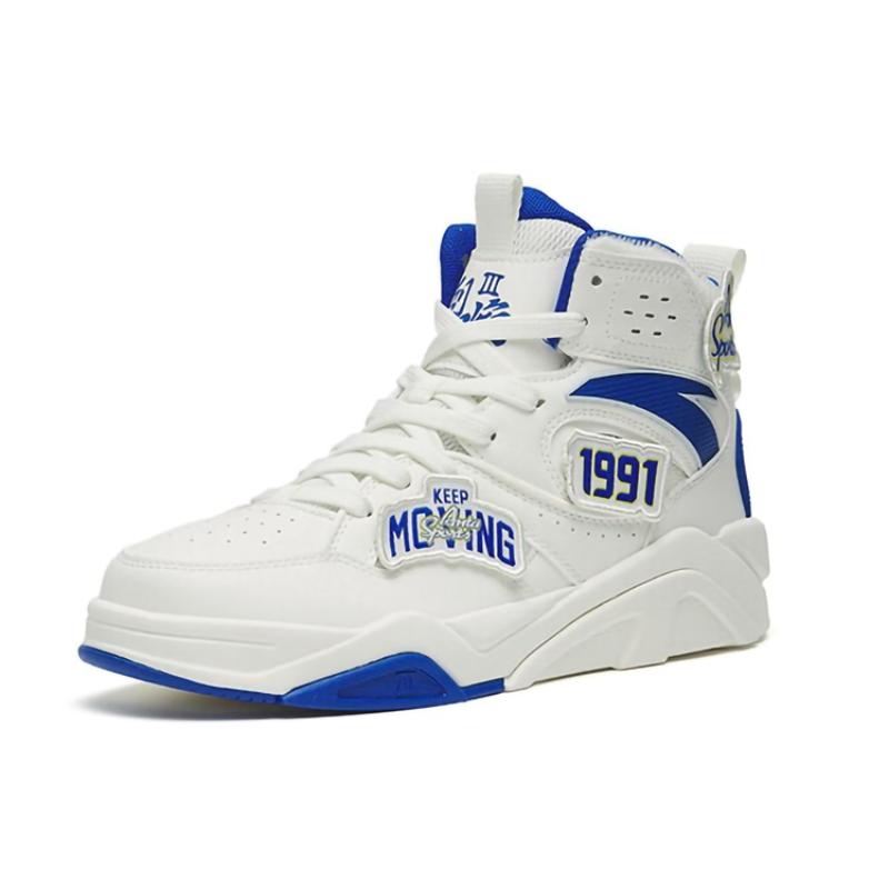 Anta Lieyan3.0 Flame 3 Hook and Loop Closure Textile, Synthetic Leather Slip Resistant Cushioning Abrasion Resistant Sneakers 112248088-5