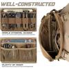 New 1000D Nylon Men Chest Bag EDC Wear-resistant Hip-hop Streetwear Backpack Multiple Pockets Nylon Travel Chest Pack Camping