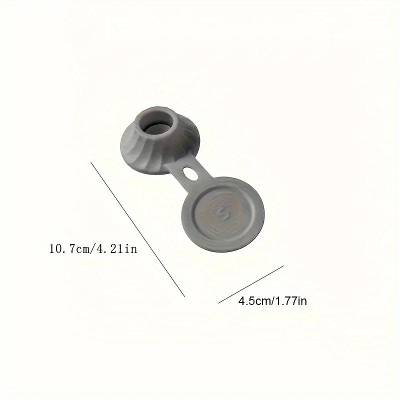 3pcs Vertical Bottle Stand Cap Set for Shampoo, Conditioner, Shower Gel, Leak-Proof Flip-Top Dispenser Lids, Bathroom Accessory