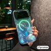 The Gradient Color Design Is Fashionable and Glacier Patterned 17Pro 17Air For Iphone 17 Pro Max Case Reen Blue