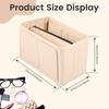 2 in 1 Filz-Einsatztasche Geldbörsen-Organizer Einsatzfutter Reise Tragbare Make-up-Tasche Stütz-Aufbewahrungstasche für die meisten Handtaschen Tragetaschen NEU