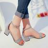 Sandals Summer Women's Shoes Casual Versatile High Heels 34-42