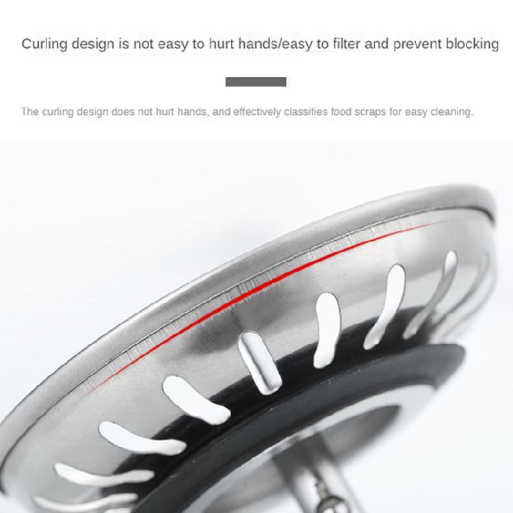 Stainless Steel Sink Drain Strainer Hair Catcher for Bathroom Kitchen Universal