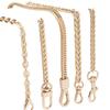 Custom Fashion Waist Lanyard for iPhone Long Strap Wristlet Polished Stainless Steel Gold Alloy Chain Mobile Phone Hanging