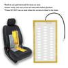 2/4pcs DC12V Car Carbon Fiber Heater Seat Heating Pads Heater Winter Alloy Wire Heated Seat Heater Pads For Car Seat Heater