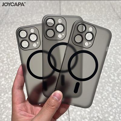 Luxuriös Ultradünn Für Magsafe Kabelloses Laden Magnetische Hülle Für iPhone 16 15 14 Plus 13 12 Pro Max Transparent Matt Skin Hartschale