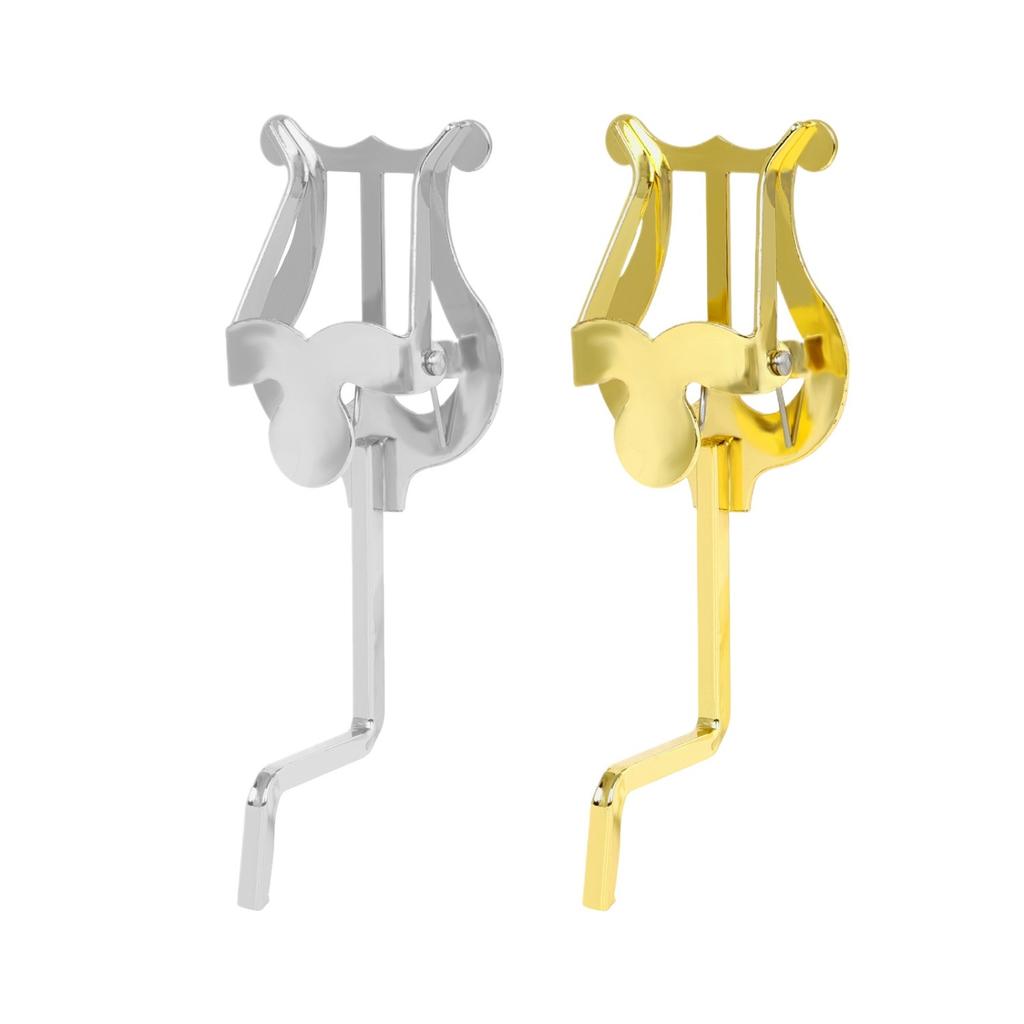 French Horn Music Stand Portable Metal Music Stand Lightweight French Horn Sheet Music Holder Brass Instrument Accessories