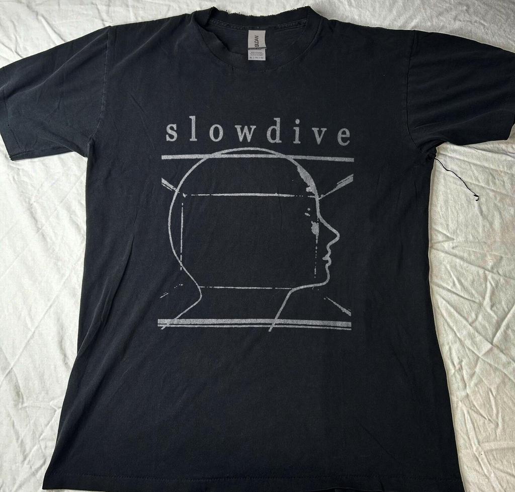 Slowdive Black Tee,unisex,graphic Tee