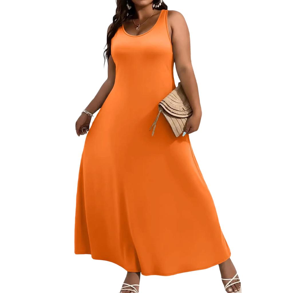 Womens Summer Dresses Sleeveless Long Maxi Dress Casual Loose Fit Summer Dresses for Women Vacation Dresses for Women 2026 Elegant Dresses for Women