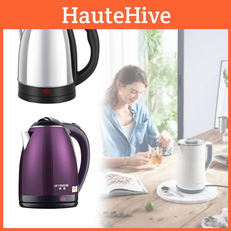 Steel Tainless Electric Kettle Rapid Heating Inner Markings Kitchen Supplies