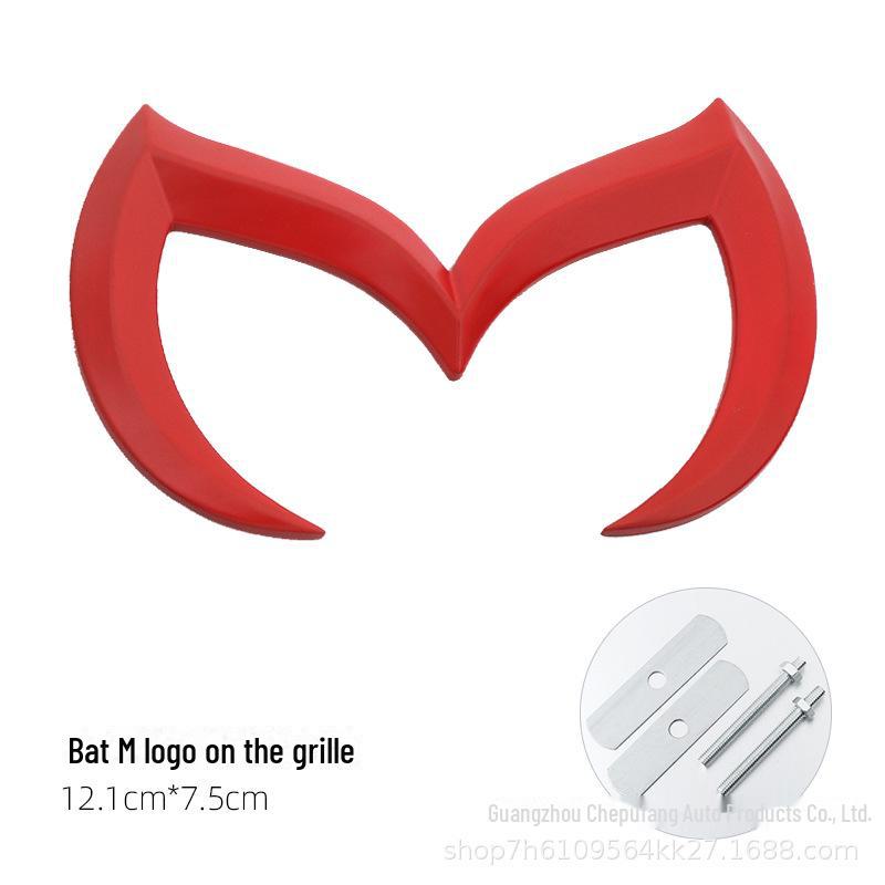 

Наклейка с логотипом на хвосте автомобиля для Mazda 3M6 Atez с логотипом Bat M и логотипом Angkesaila Center Grid.