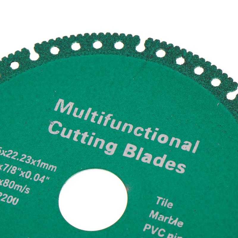115mm / 125mm Hartlöt-Sägeblatt – 22,23mm Aufnahme Trennscheibe für Stahl, Gusseisen, Stahlbeton, Stein & Aluminium