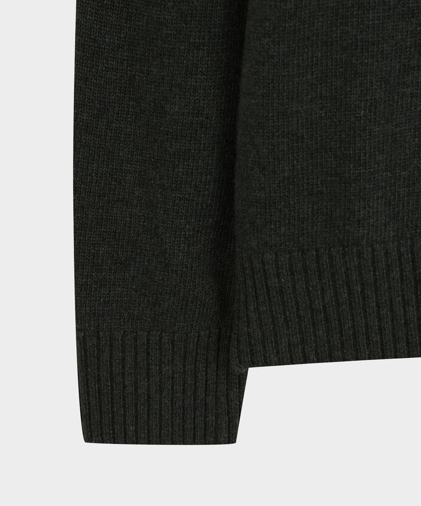 BROOKS BROTHERS Wool Solid Sweater (Dark Green) (Bbwrmog402)