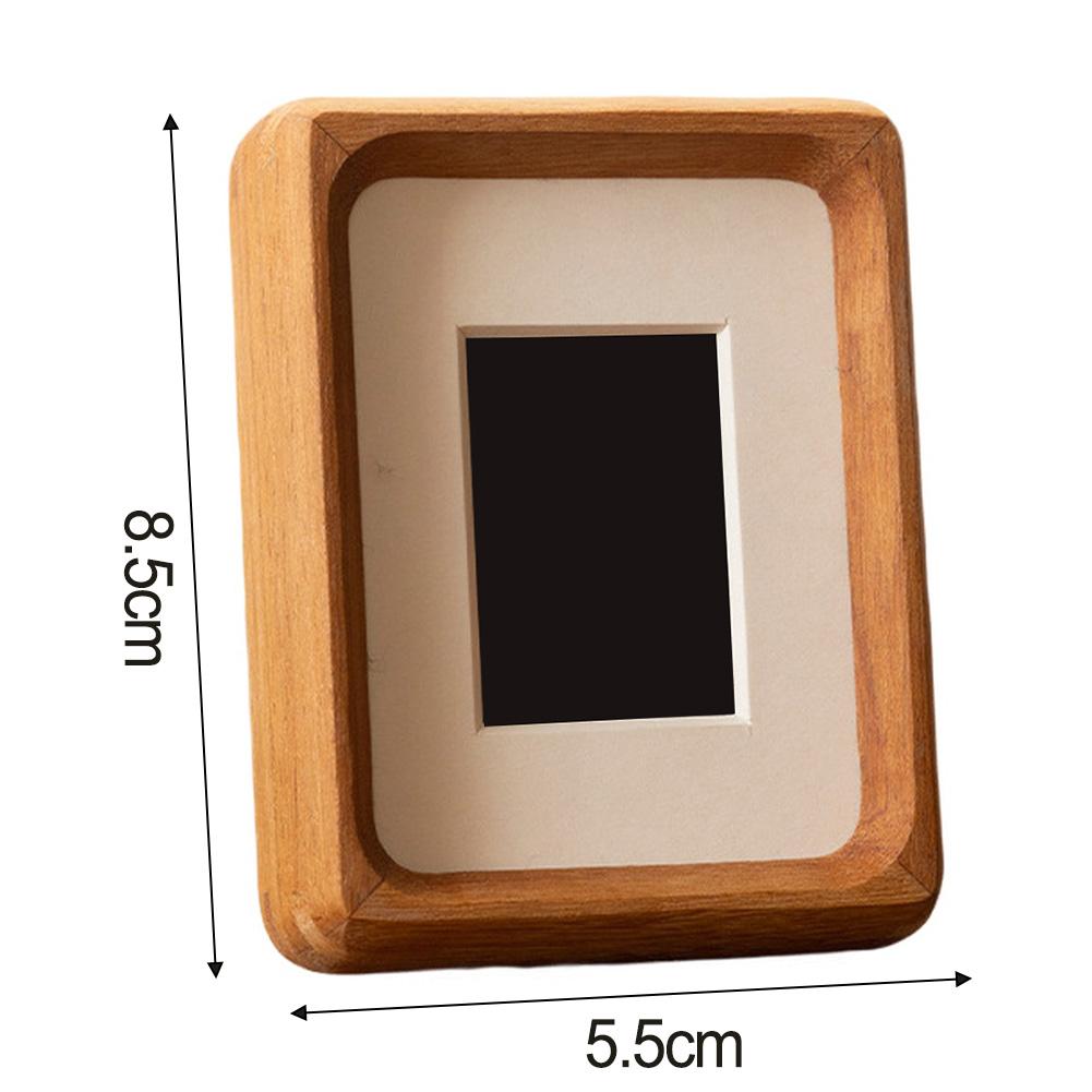 

Рамка для фото на заказ Буковая фоторамка Элегантный домашний декор Высокопрозрачный акрил Шиповое соединение