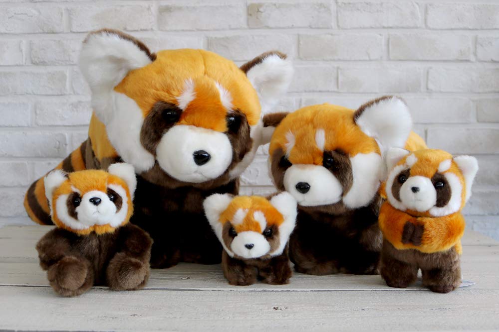 Cute Sales Sitting Red Panda Plush Toy, Size S, Z0291