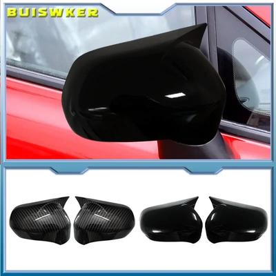 2 Pezzi Copri Specchietto Retrovisore Laterale Copri Specchietto ad Ala Adatto per Honda Civic 8ª Serie Berlina 2005-2010 Stile Fibra di Carbonio Accessori Auto