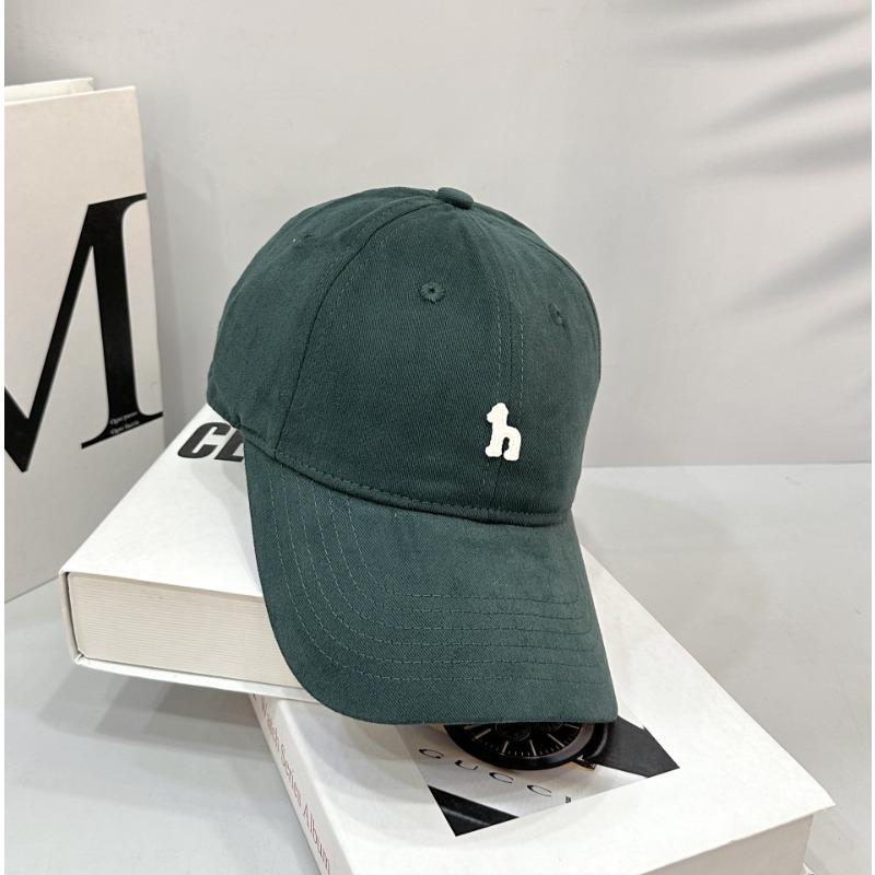 Four Seasons Embroidered Baseball Cap Children's Fashion Versatile Large Wide Soft Top Cap Men