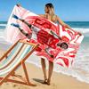 Bukayo Saka Print Beach Towel, Large Soft Quick Dry Towel for Beach Camping Swimming