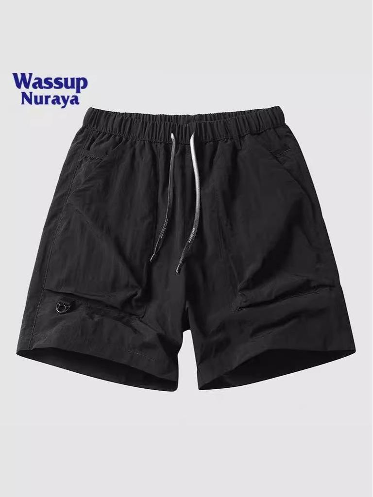 Trendy Summer Men's Casual Shorts - Korean Style Mid-Length, Loose Fit