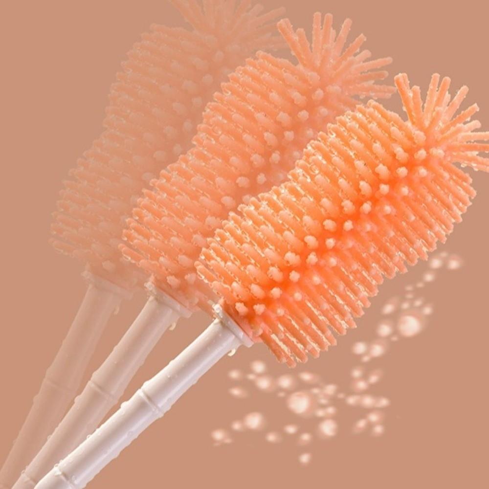 Soft Head Baby Bottle Cleaner Set Long Handle Water Bottle Cleaner  Kitchen Cleaning Tool