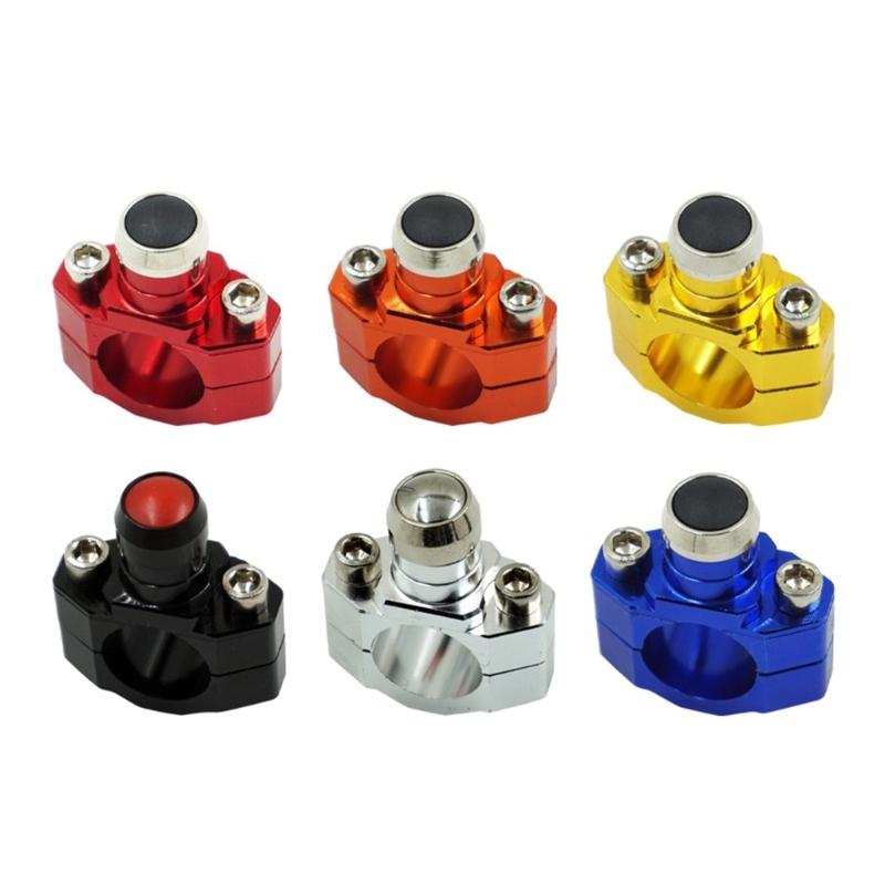 Motorcycle Handlebar Switch 22MM 7/8" Universal On/Off Button for Headlights Horns Power Cutoffs Aluminum Alloy Durable