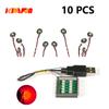 10Pcs 0.8Mm Pin Rgb Led Building Blocks Usb Lamp Diy Street Light City Electric Decorate 1X1 Brick Toy Compatible All Brands