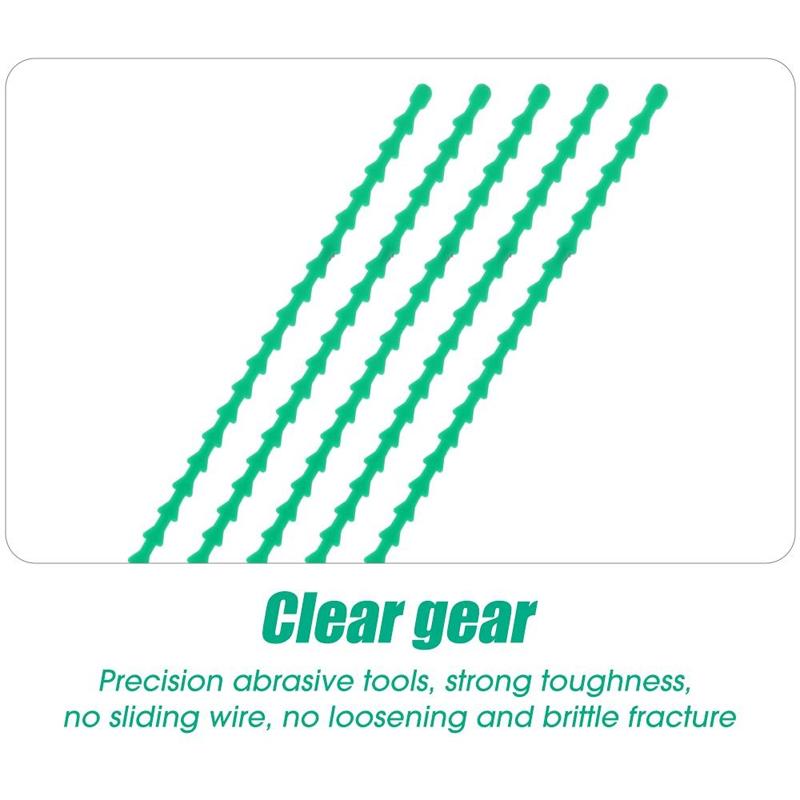 50 Stück wiederverwendbare verstellbare Garten-Kabelbinder, Pflanzenstütze, Sträucher, Baumbefestigung, Nylon-Kabelbinder