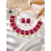 Traditional Crystal Necklace & Jewellery Set Gift for Women