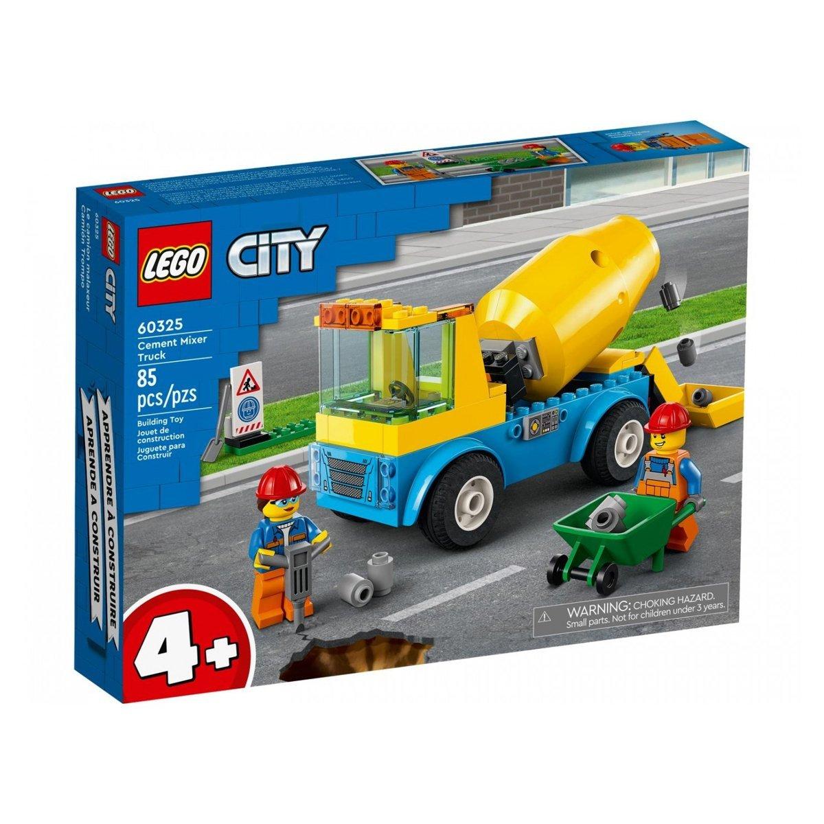 

60325 LEGO® City - Бетономешалка, 85 деталей, +4 года