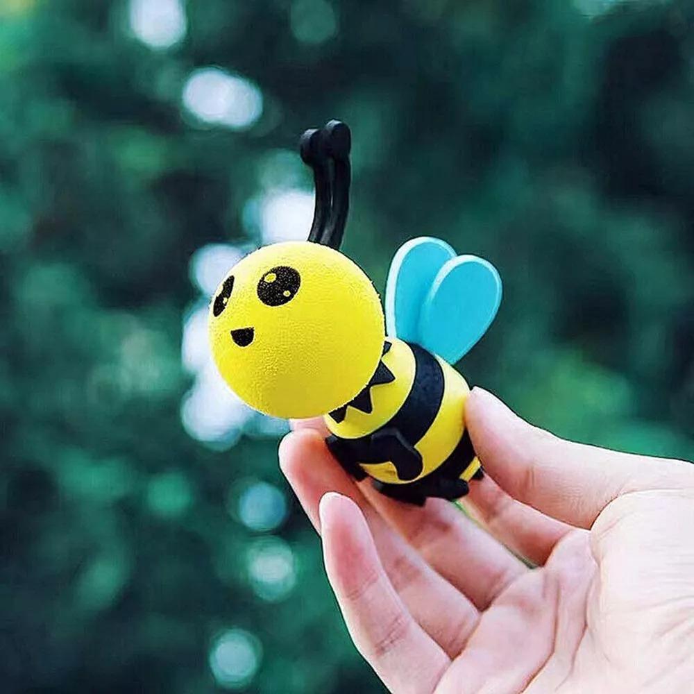 Happy Face Honey Bee Car Antenna Toppers Cartoon Car Antenna Decorations Car Bat Antenna Toppers