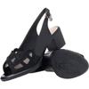 Mesh Sandals Women's High Heeled Fish Beak Sandals Hollowed Out Soft Soles and Thick Heels Work Shoes Summer
