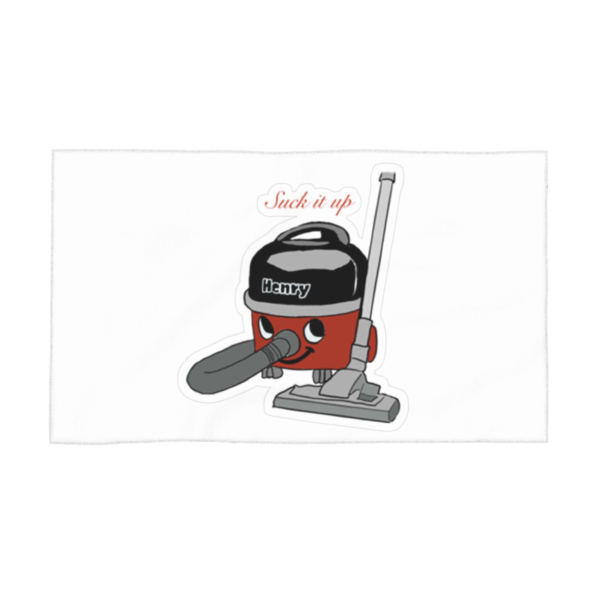 

Henry Hoover Suck It Up Sticker Soft Face Towel Quick Dry Pool Bath Cotton Towels Absorbent Quick W30*H60(CM)